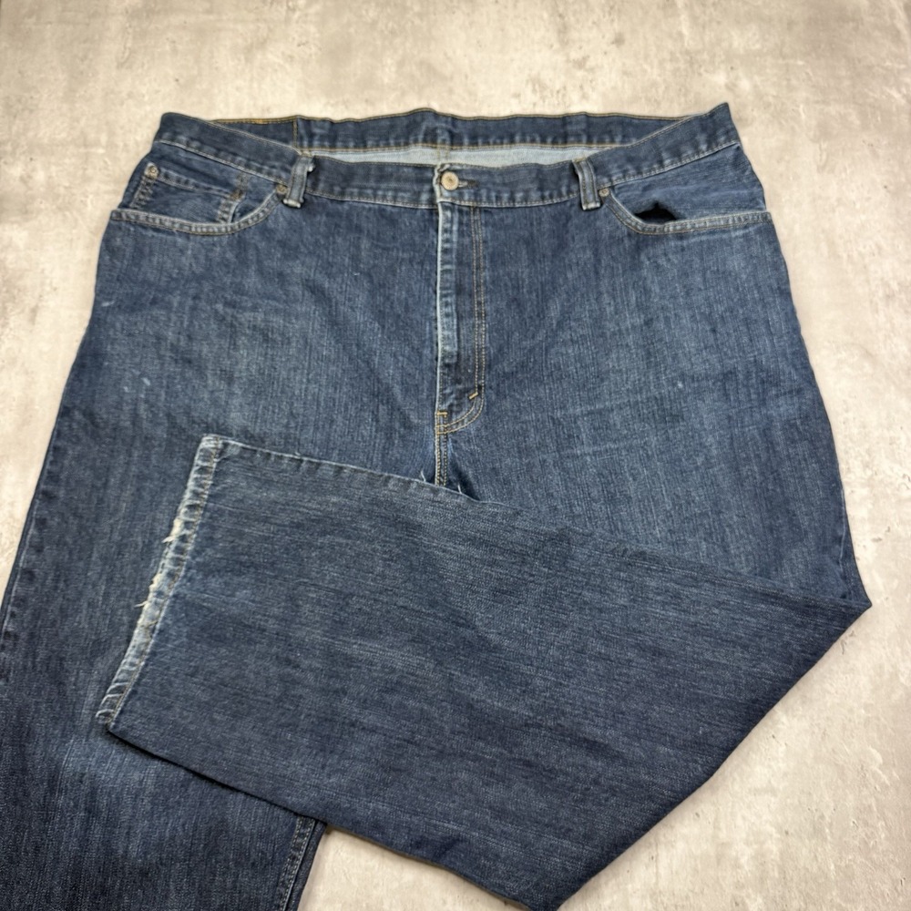 Levi's 559 Mens Size 44X30 Blue Denim 5 Pocket Logo Skater Baggy Jeans Work USA